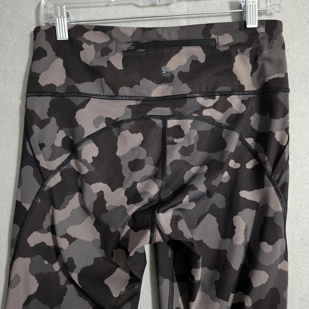 Athleta Womens Black Lightning Camo 7/8 Tight 487500 Size Medium